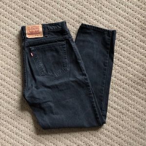 Levis 550 Jeans Black W36 x L30